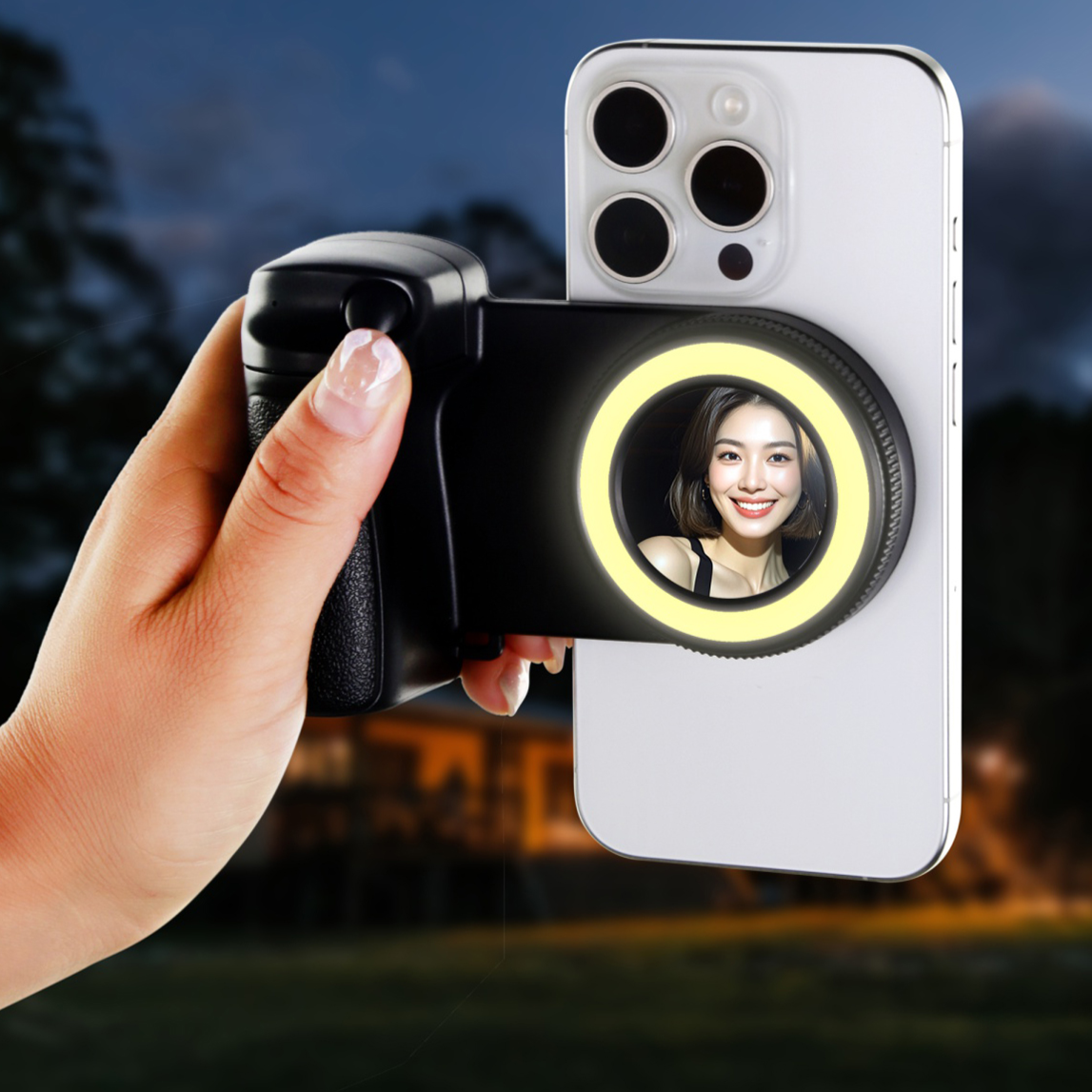 Magnetic LED Shutter Grip