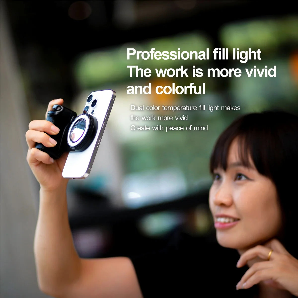 Magnetic LED Shutter Grip